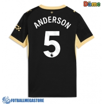 Fotballdrakt Dame Manchester City Elliot Anderson #5 Bortedrakt 2026-27 Kortermet